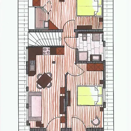Apartment Reedehus Alfonso 63 Oben Borkum